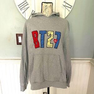 BT21 BTS Exclusive Hoodie Design Grey Unisex Size XL